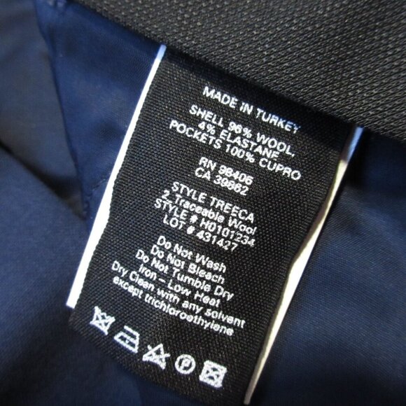 NWT Theory Treeca in Sea Blue Continuous Stretch Wool Ankle Pants 18 - Picture 5 of 5